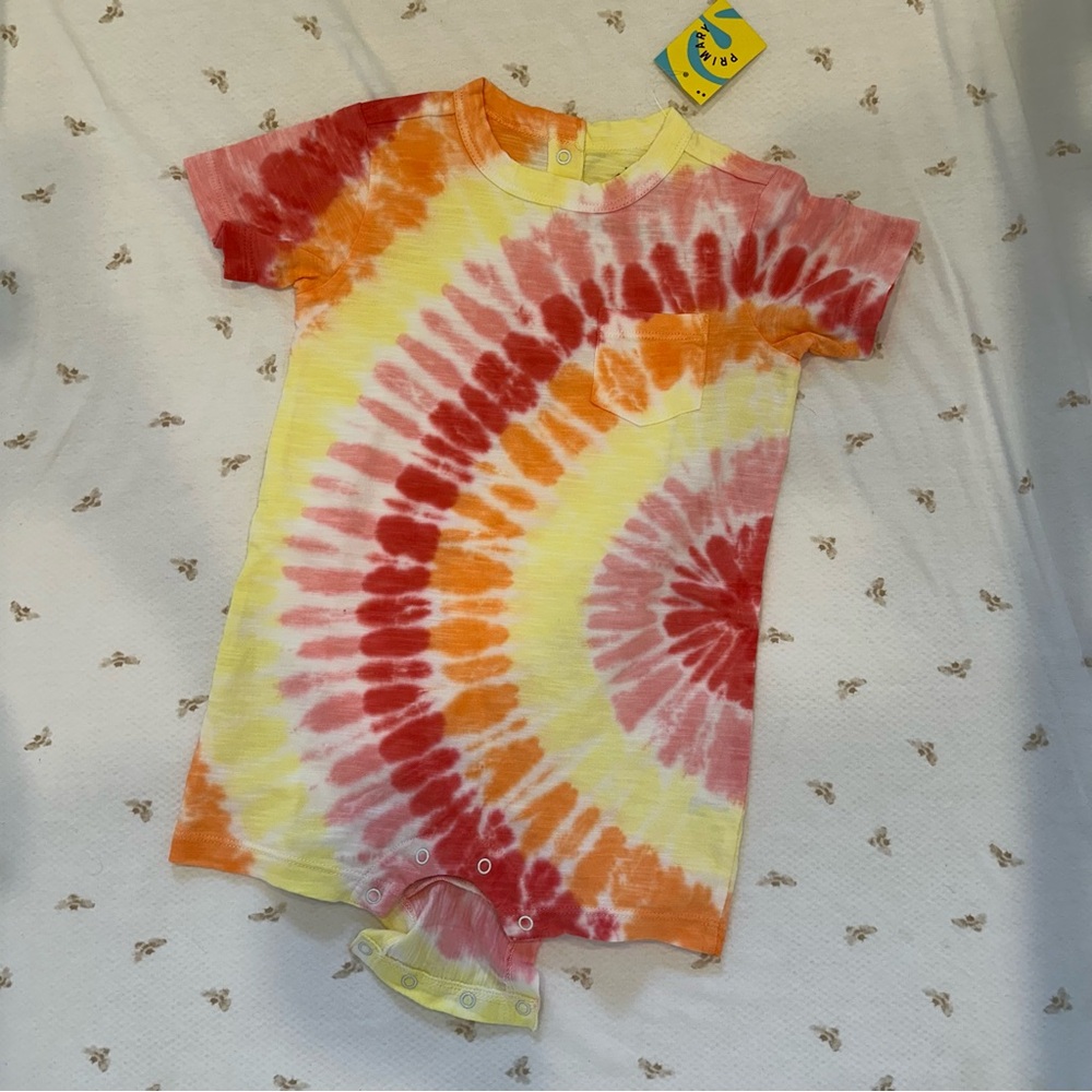 NWT Primary Shortie Rompers 2-pack